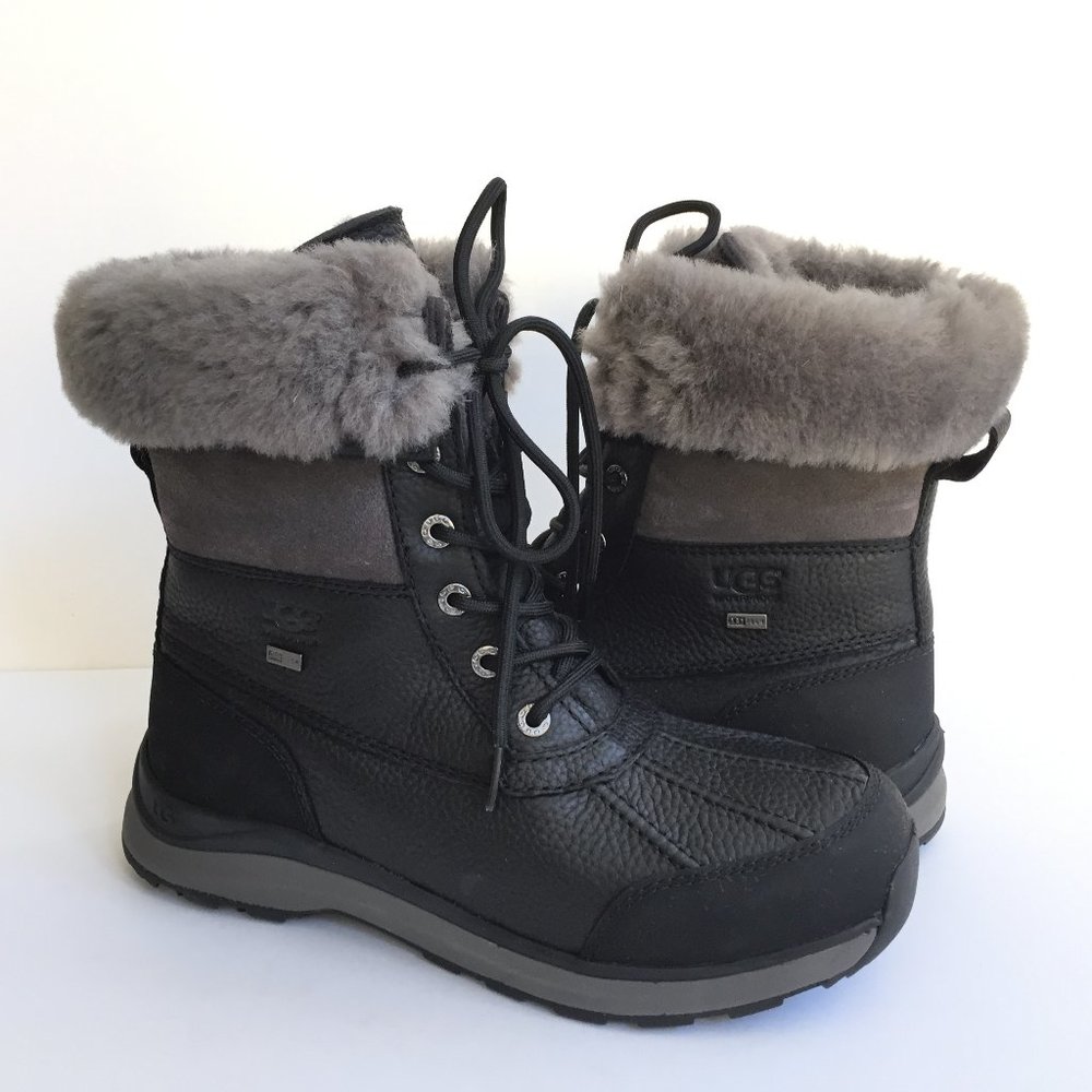 UGG ADIRONDACK III SHORT BLACK WATERPROOF Boot